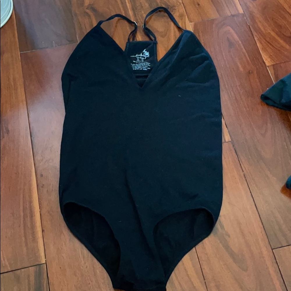Free People V Neck Bodysuit